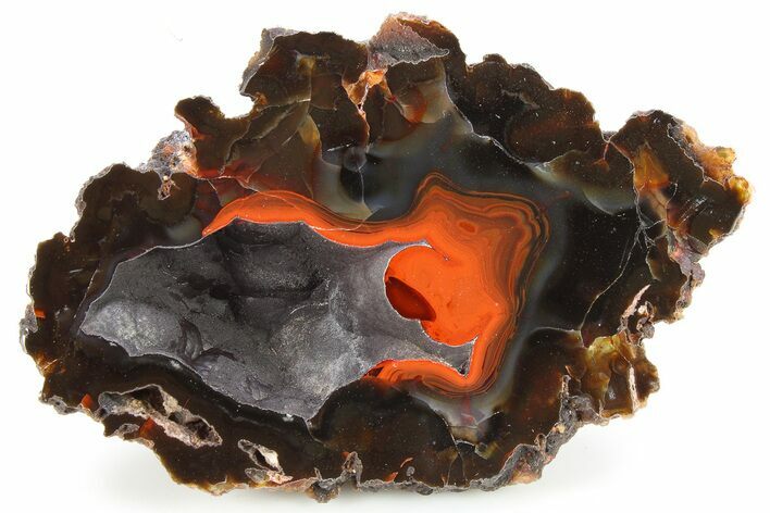 Polished Patagonia Crater Agate - Fluorescent! #284862